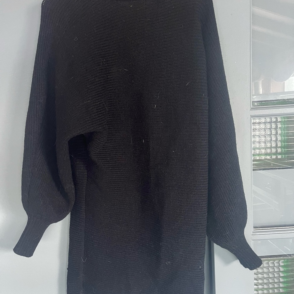🖤🔮Black Sweater Dress Mini Princess Polly - Picture 4 of 5